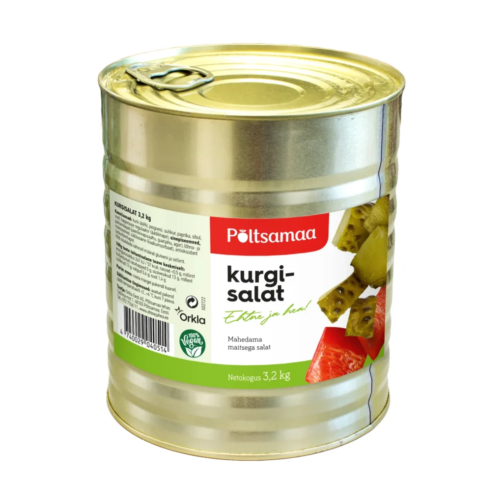 Põltsamaa Kurgisalat 3,2 kg