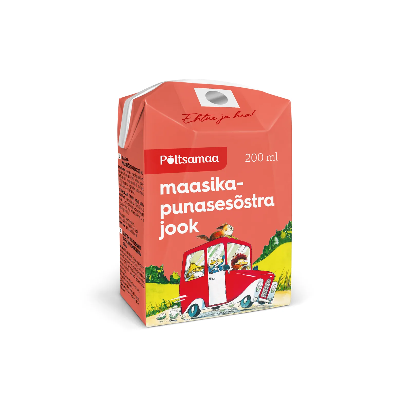 Põltsamaa Maasika-Punasesõstra Jook 200 ml